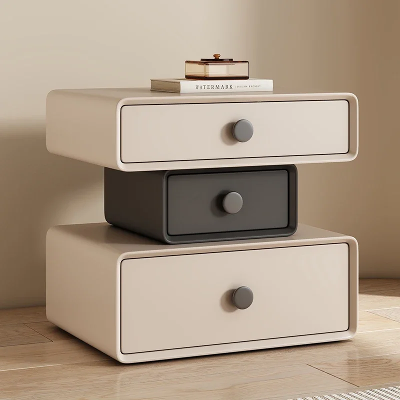 

Unique Luxury Bedside Table Minimalist Aesthetic Luxury Modern Night Tables Simple Storage Mesa De Cama Bedroom Furnitures