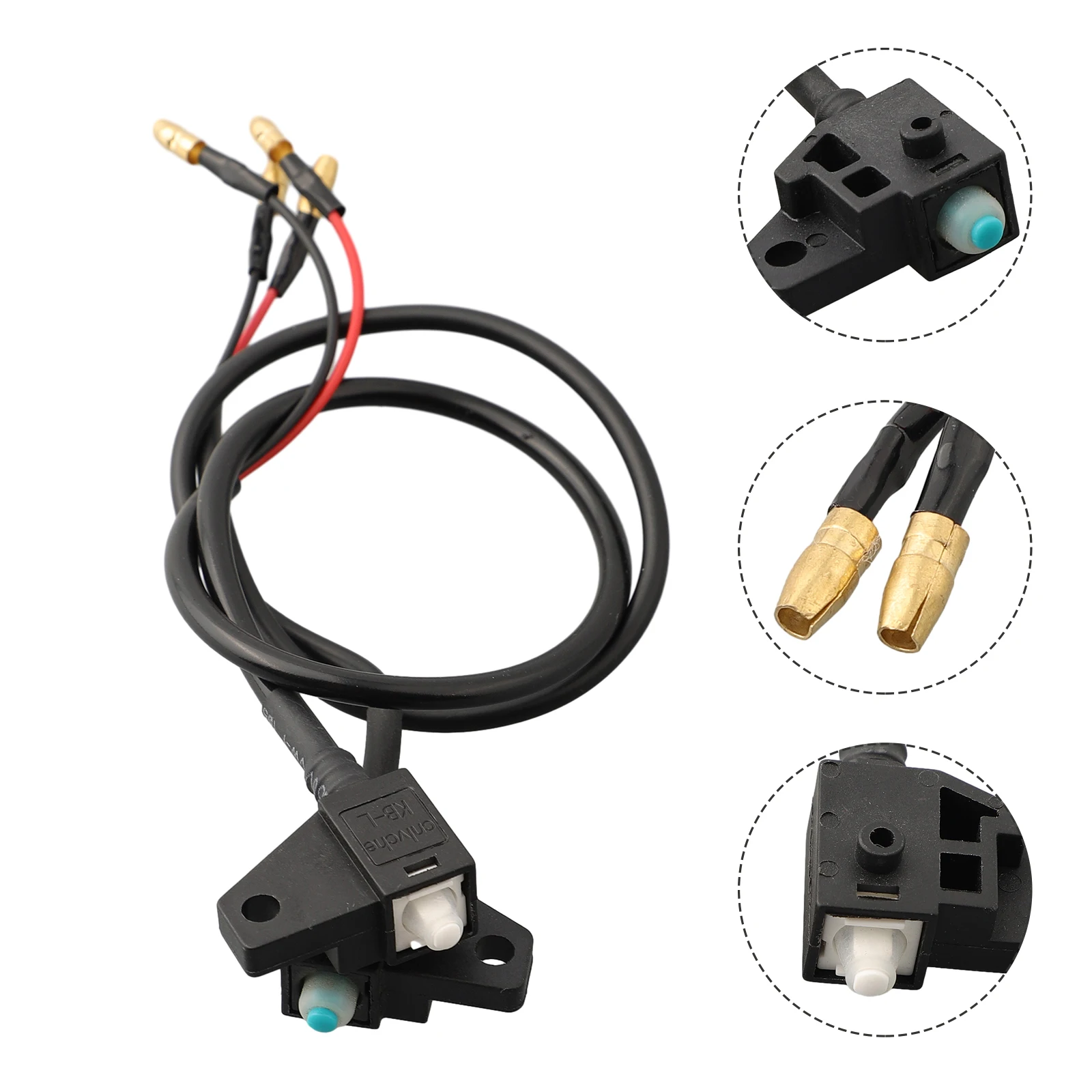 1 Set Front Rear Disc Brake Wire Cable Electric Vehicle Power Off Switch For Ebike Motorcycle Power Off Switch Battery Car 26Cm