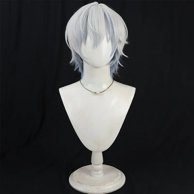 Nijisanji EN Kaelix Debonair Kaelix Debonair Cosplay Wig Niji Virtual Youtuber BY THE BEAT Men Blue Gradient Synthetic Hair