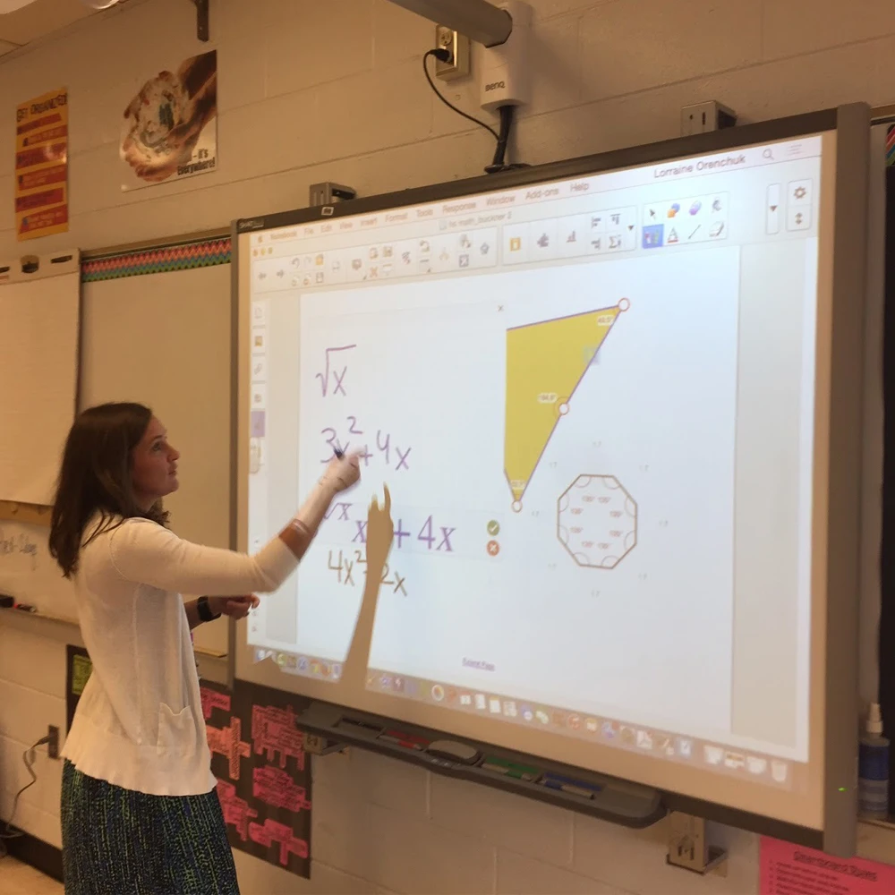 Automatic Calibration Software Portable Interactive Digital Smartboard Education Board for Conference, School Teaching Tools