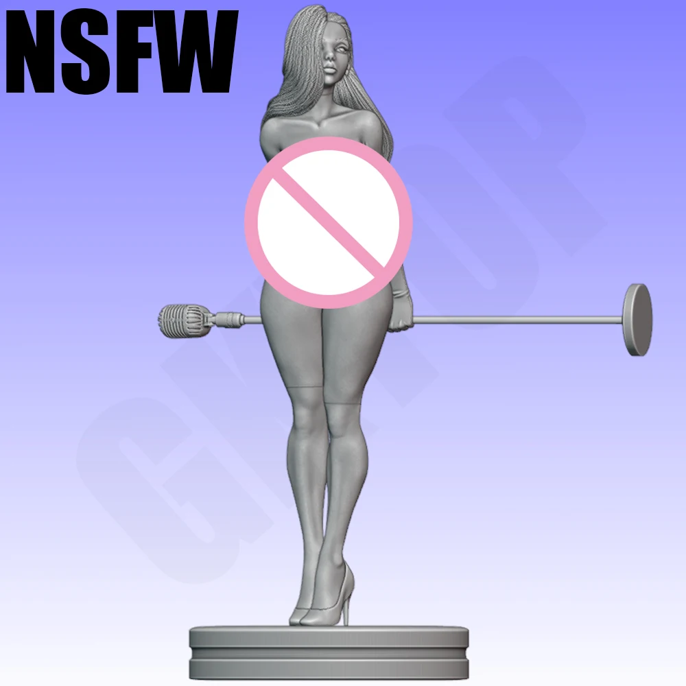 1/24 Scale NSFW Jessica Rabbit Lady Sexy Girl Resin Figure Model Kit Unassembled Unpainted DIY Collectible Miniature Hobby Toys