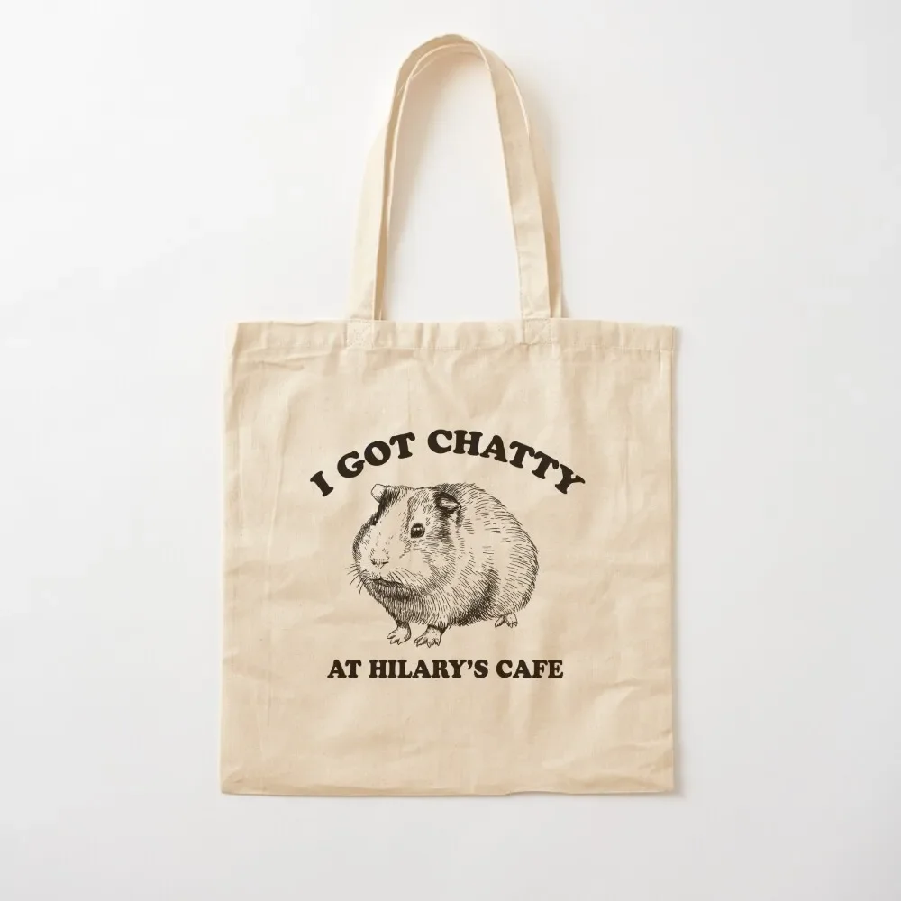 Fleabag Shirt| I Got Chatty At Hilary's Cafe Tote Bag Women's bag Customizable tote bag