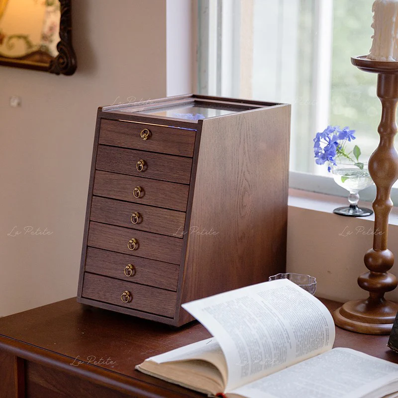 

Винтажная коробка для хранения ювелирных изделий, многослойный ящик-органайзер для колец, серег, ожерелий, поднос в рамке из нержавеющей стали