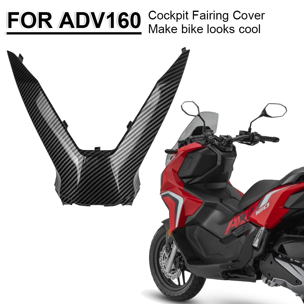 Motorcycle Cockpit Front Upper Top Cover Bodywork Injection Frame Fairing Cowl Accssories For Honda  ADV 160 2023 2024 ADV160