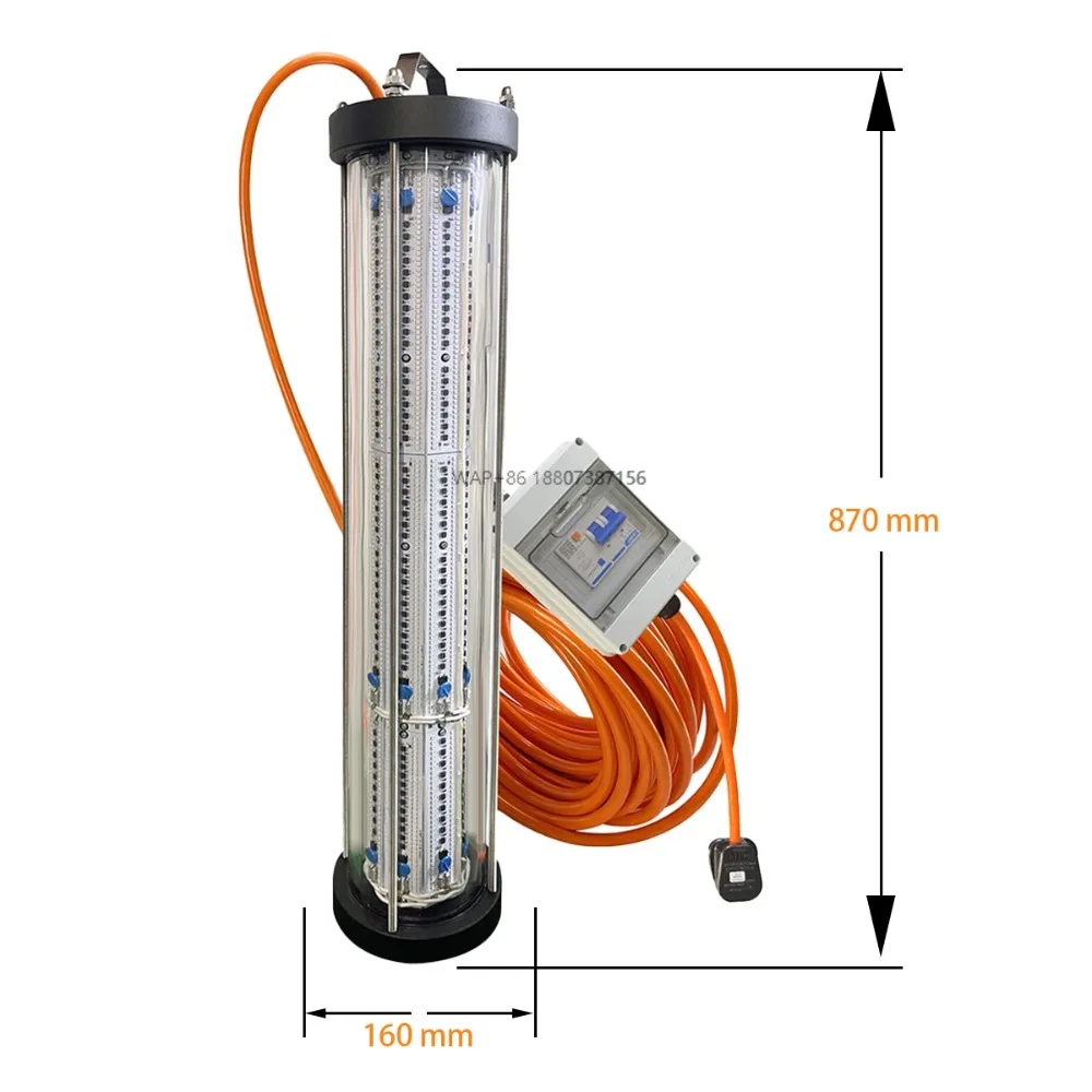 

Long time 4000W green underwater fishing net bareboat marine fishing accessories Light Emitting Diode strobe attraction fishing