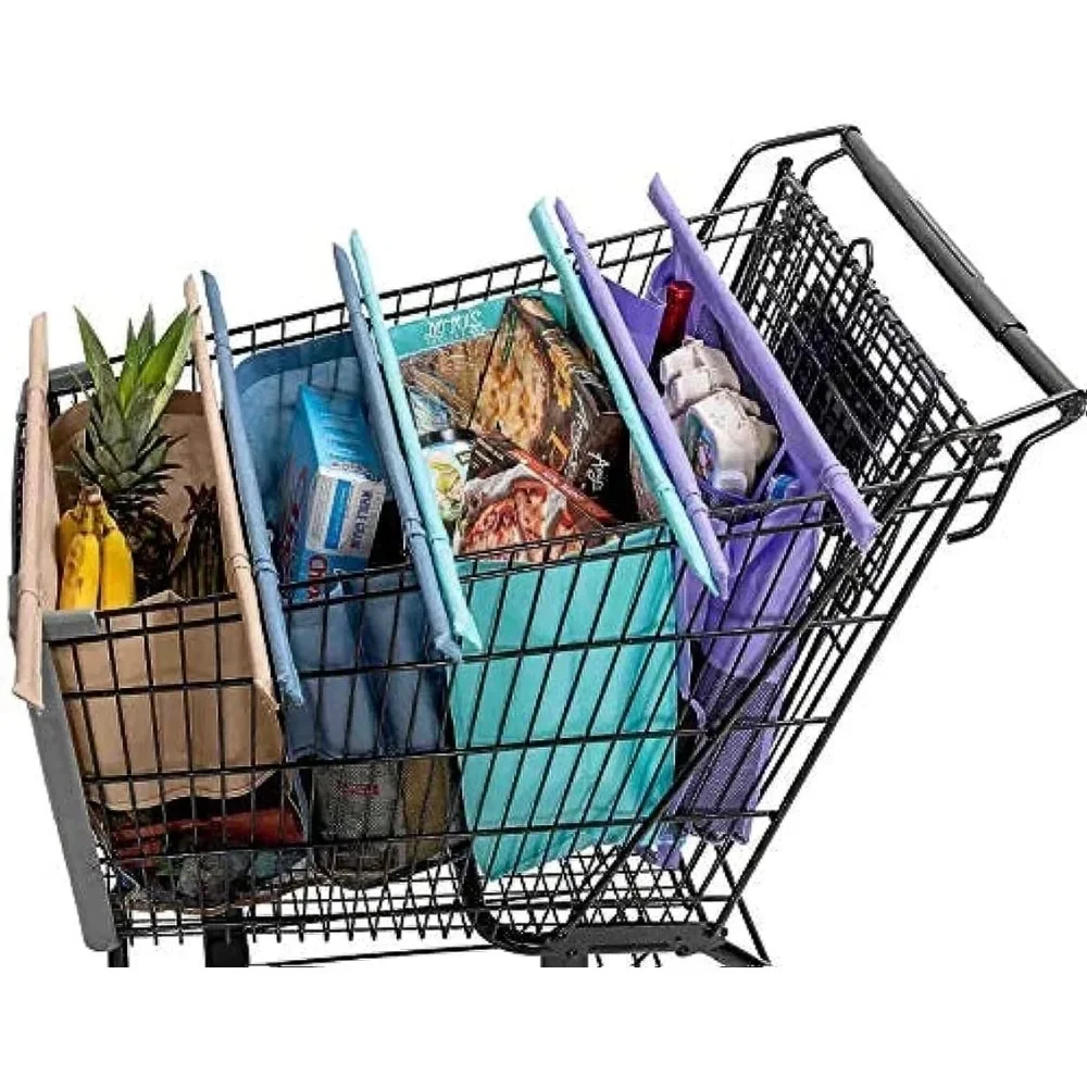 Lotus Trolley Bag Reusable Grocery Cart Bags sized for USA. Eco-friendly Grocery Bags.