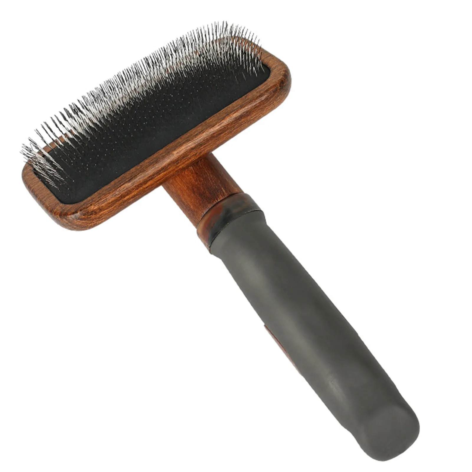 

Professional Wool Felting Brush Wooden Handle Slicker Carder for Needle Felting Spinning Weaving Wool Crafting Smooth Fiber