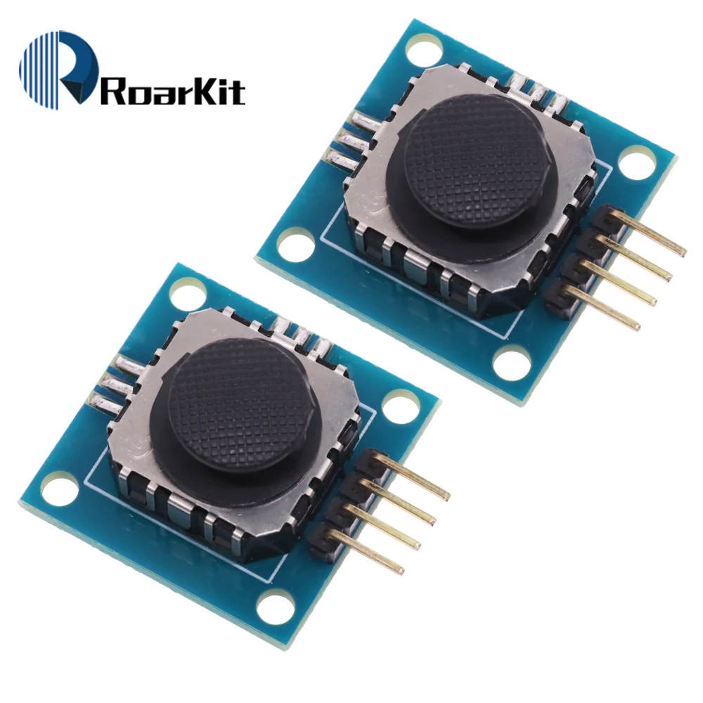 2Pcs/lot Dual-Axis Mini XY Joystick Module PSP 2-Axis Analog 3V-5V Thumb For Arduino Diy Kit