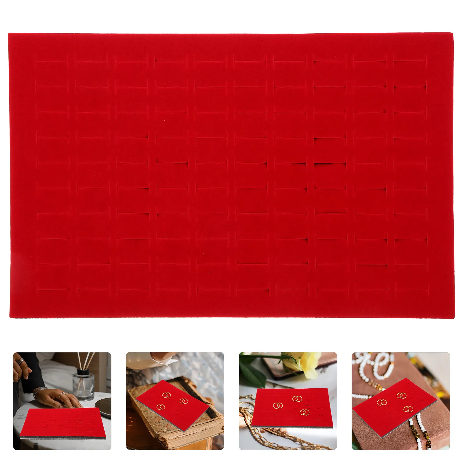 Jewelry Box Sponge Insert Soft Scratch-Resistant Pad Ring Organizer Tray Insert Jewelry Box Storage Accessories
