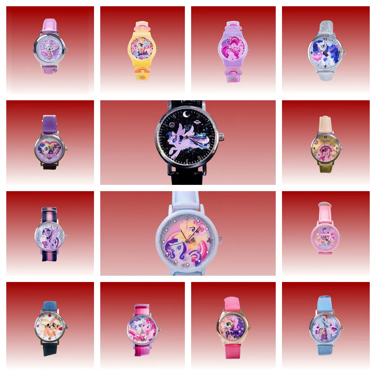

My Little Pony Magic Sweet Heart Series Watch Blind Box Boys Girls Birthday Gifts ‌Anime Watches Kids Toys Student Accessories