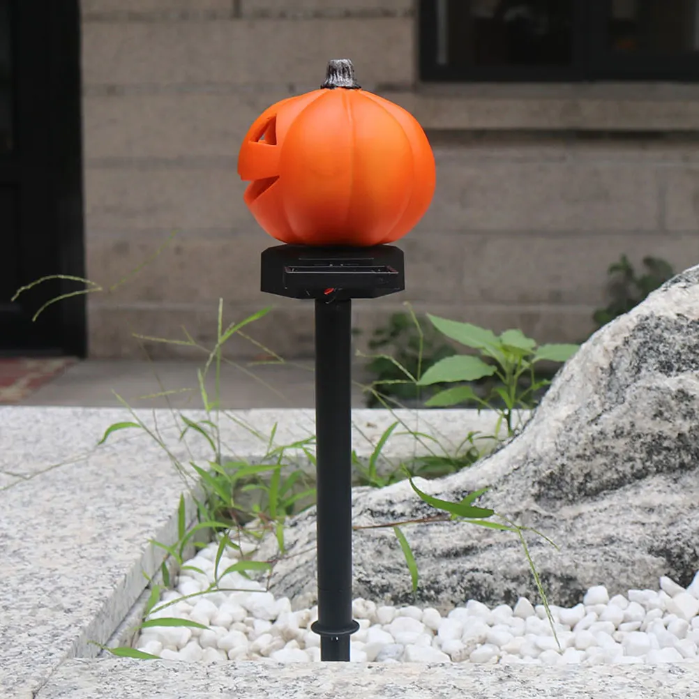 

Pumpkin Lantern Decoration Solar Yard Lights Outdoor Resin Garden Pathway Halloween LED Driveway Solar Lights Efficient