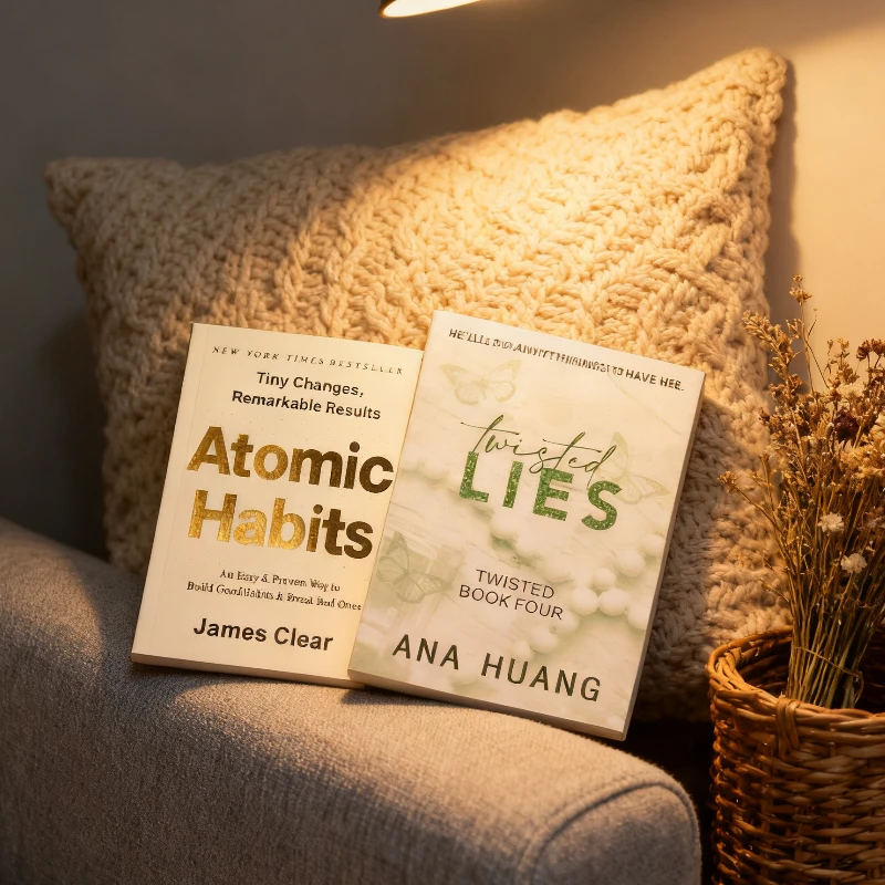 

《Atomic Habits》+《Twisted Lies》Build Your Life Unravel His Lies: The Habits of You The Deceptions of Him Christmas gift