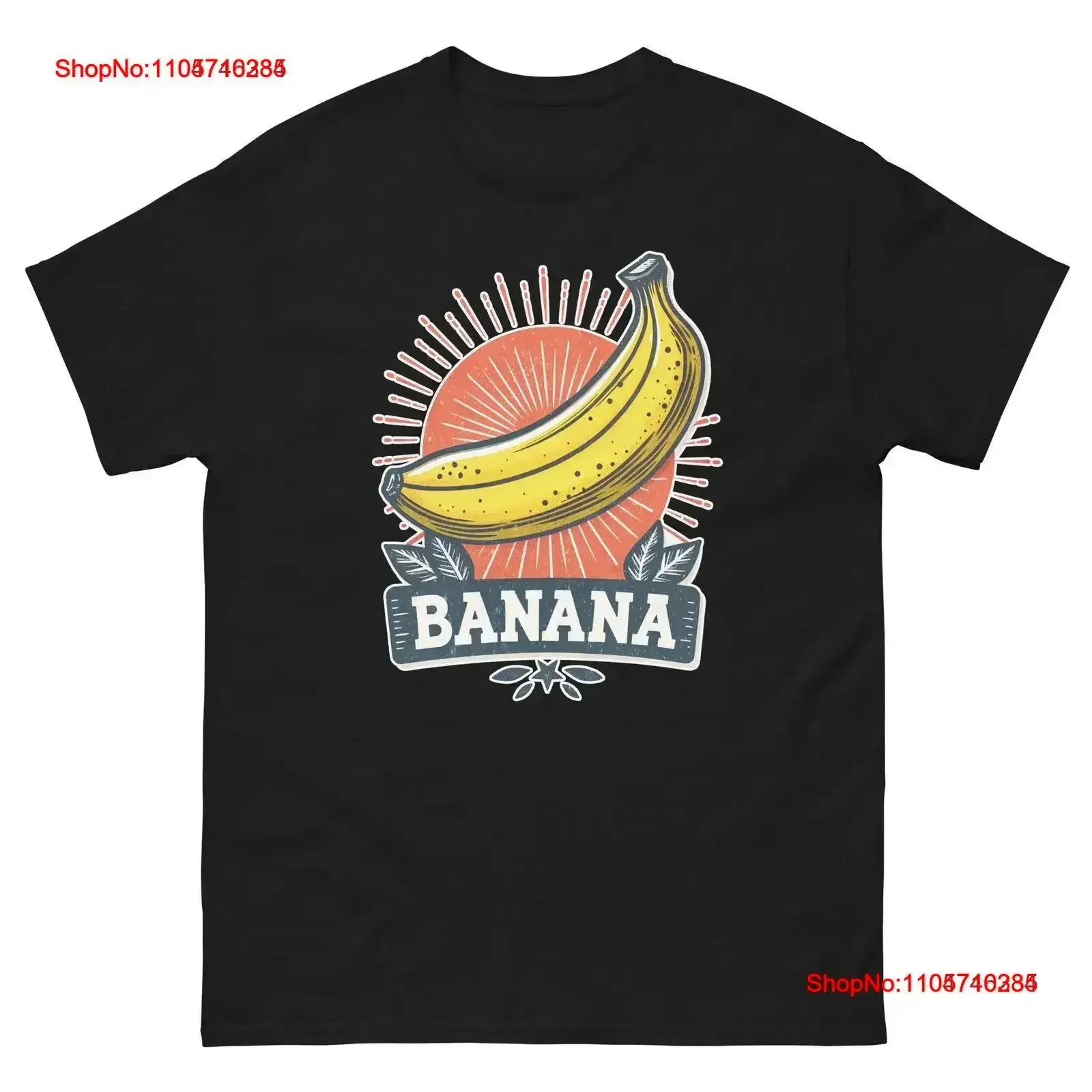 Banana Fruits Vegetables Fresh Food Groceries T Shirt vintage Washed Slightly Stylish graphic Comfortable Casual streetwear