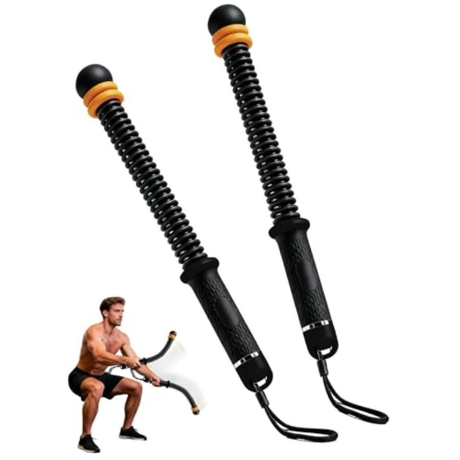 

Ropeless Battle Ropes- Adjustable Portable Low-Impact Workout Equipment for Home Gym Fitness Equipment for HIIT Cardio and Musc