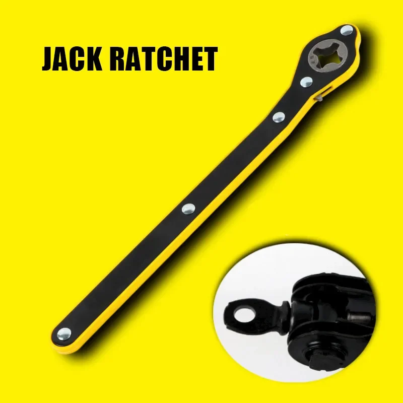 Car Energy Saver Jack Ratchet Ratchet Scissor Jack Garage Tire Wrench Handle Labor-Saving Wrench Car Repair Tool Jack