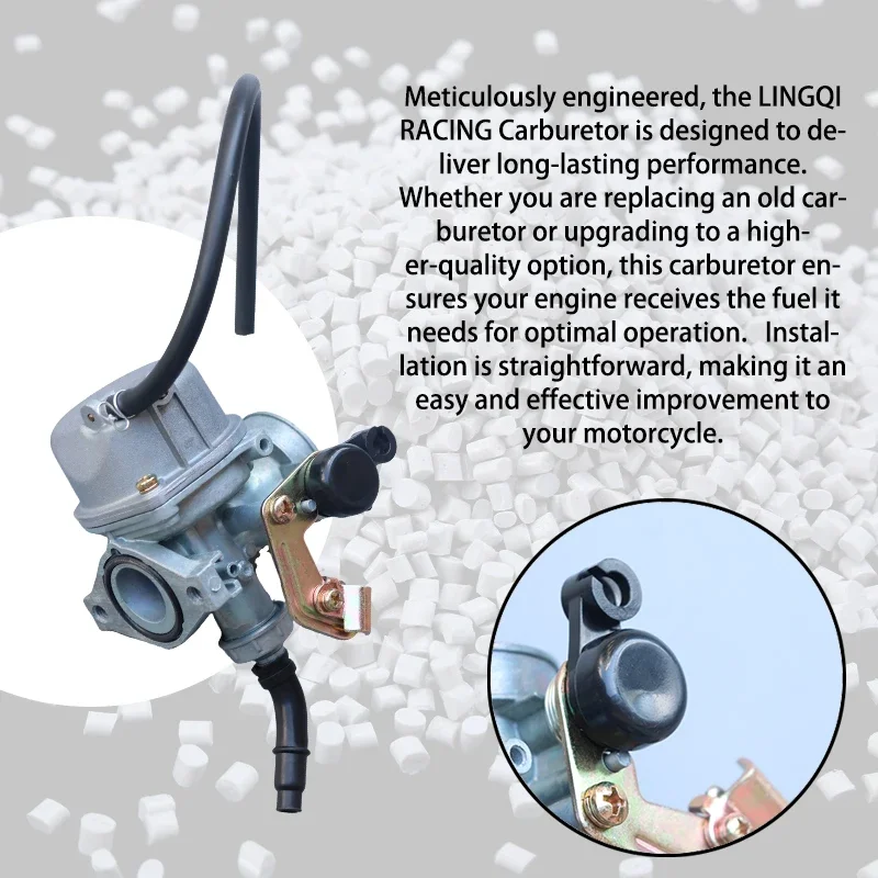 ONLEEYPP دراجة نارية كابل خنق المكربن محرك خنق المكربن ل 70cc-110cc حفرة الترابية دراجة رباعية إندورو الذهاب كارت ATV #6