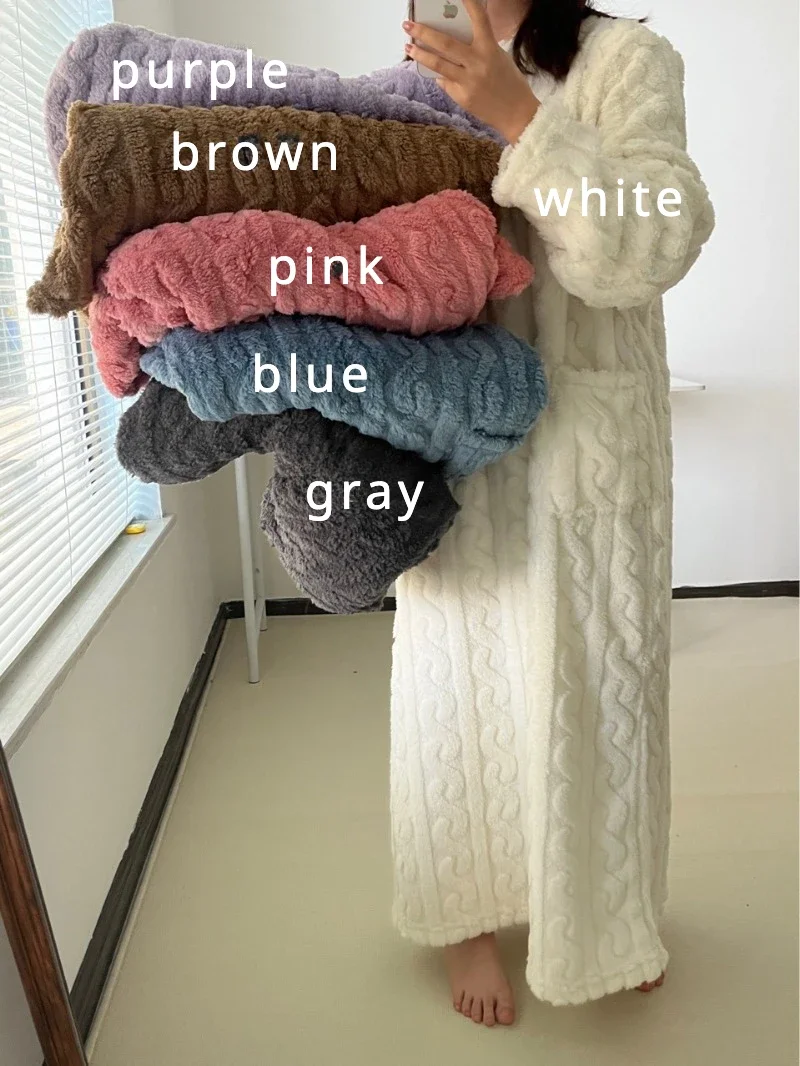 oversized hoodie blanket Sweatshirt blanket Quilt Coral Plush Jacquard Nightgown Winter Nightwear Warm Home Clothes Nightwear