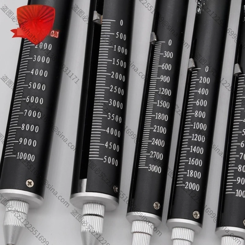 Suitable for Spring Dynamometer TK-2000 Tension Gauge Tubular Force Bar Test Double Engraving Tension Scale Thrust Manometer