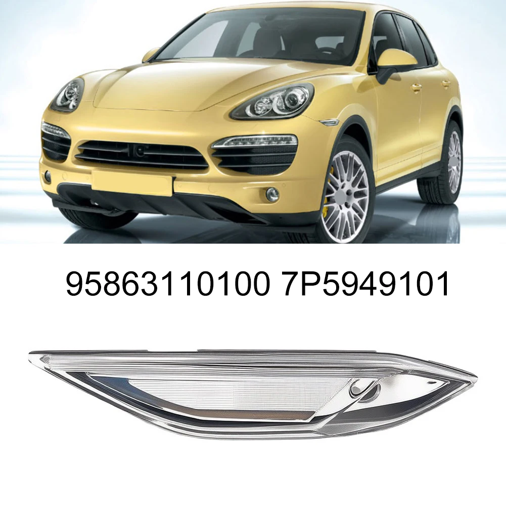 Fit For Cayenne 958.1 2011-2014 Front Left Fender Turn Signal 95863110100 Left Turn Signal Cover (Bulb Not Included) 7P5949101