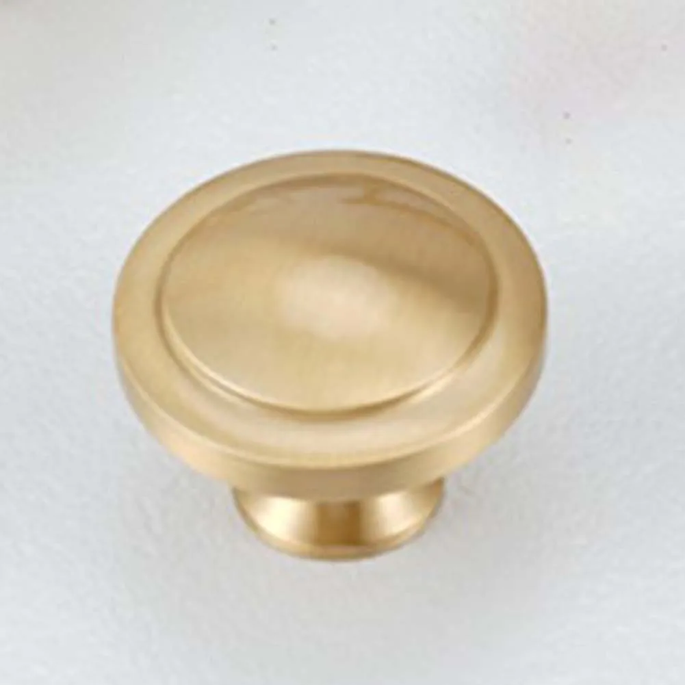 Elegant Gold Handle Classical Gold Drawer Pull Furniture Upgrade Easy Installation High-quality Brass Luxurious Atmosphere