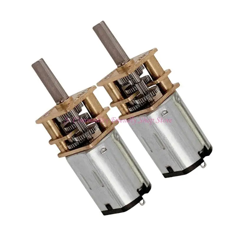 85ae مضغوط 6V/12V 100RPM محرك التروس لنماذج الروبوت والأتمتة #3