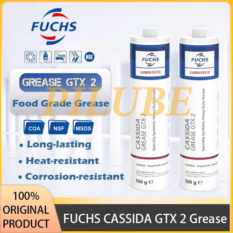

FUCHS CASSIDA GTX 2, сверхмощный водостойкий отверждающий агент для пищевой техники, защита от износа, защита от коррозии, оригинальный продукт