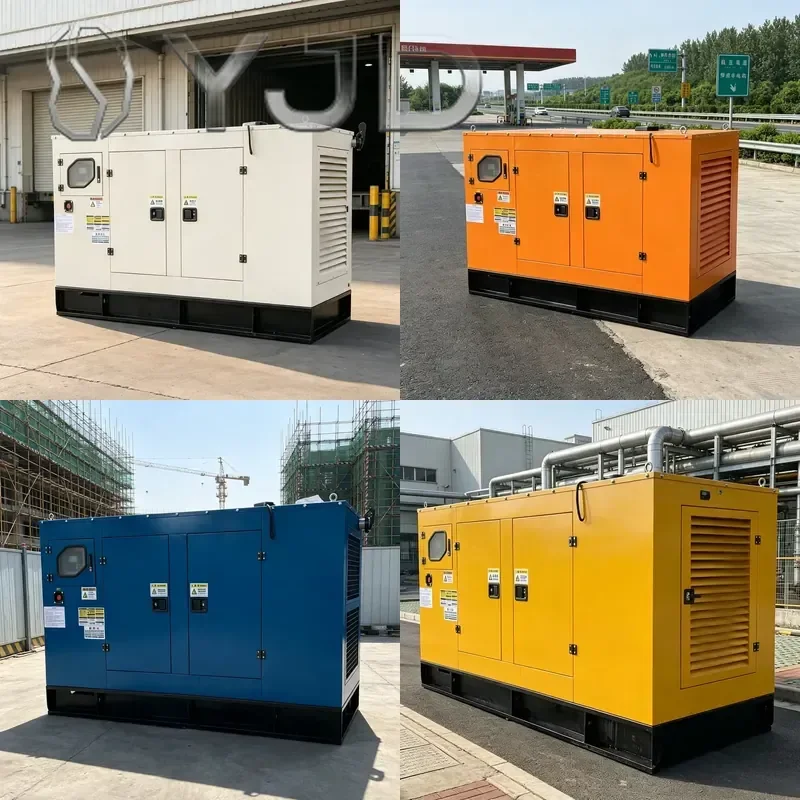 YJD For Cummis Weichai Silent Diesel Generator 40-60kVA 20-60kW Auto Start 50/60Hz
