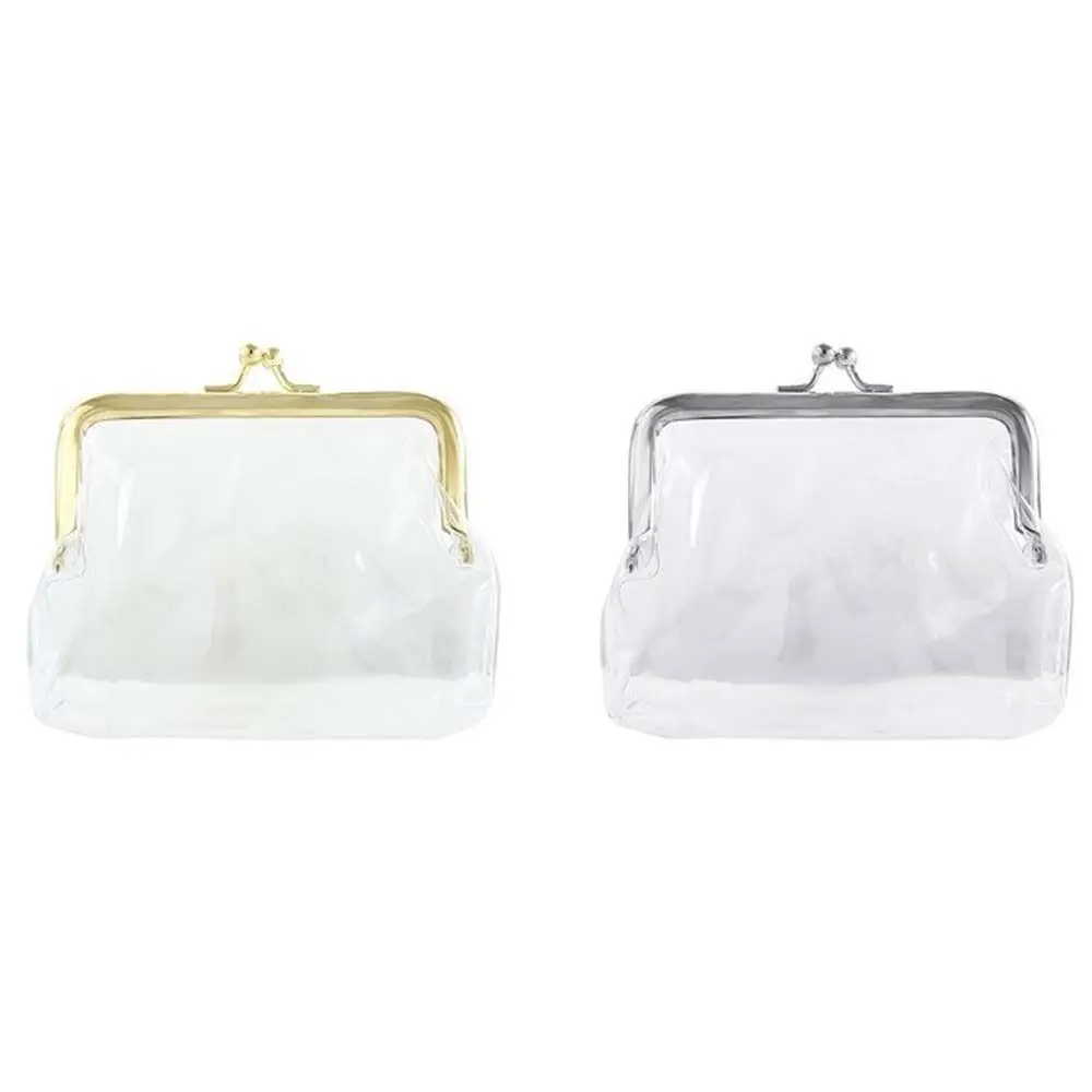 다기능 미니 버스 카드 머니백 은행 카드 아이언 마우스 클립 소형 지갑 투명 동전 지갑 카드 홀더 잔돈 지갑