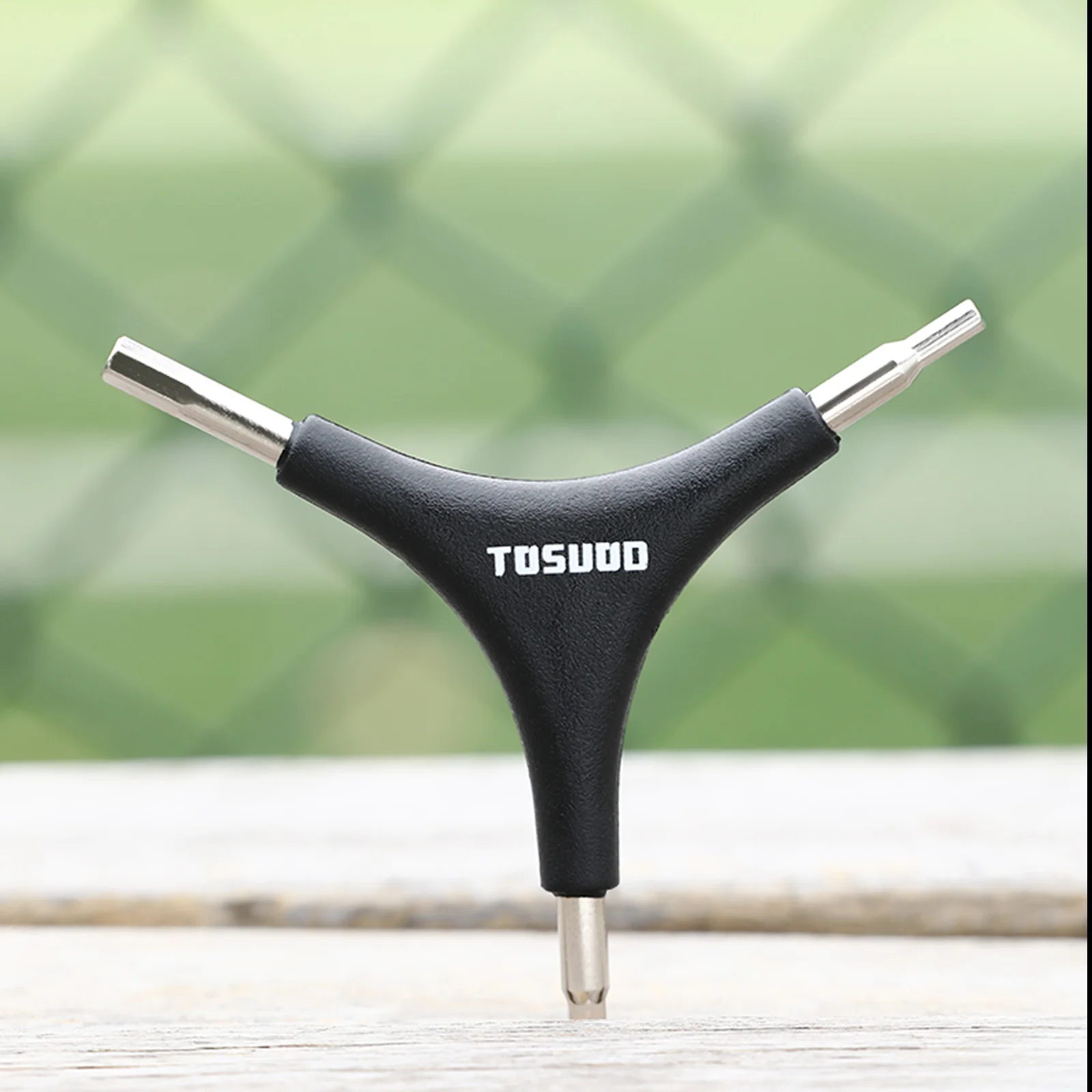 TOSUOD 3-In-1 Externer Sechskantschlüssel Fahrradreparatur Y-förmiger Schraubenschlüssel Tragbares Fahrradwartungswerkzeug Fahrradzubehör – Detail 3