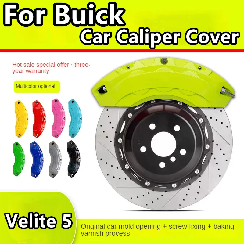 For Buick Velite 5 Brake Caliper Cover Aluminum Alloy Front Rear Wheel Modification Kit Fit 1.5L 2017