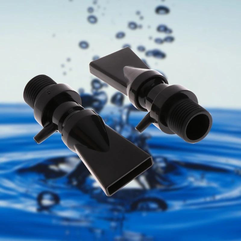 Aquarium Tanks Outlet Water Jet Outflow Pipe Connector Filter Accessories Plastics Duckbill Nozzle 360° Rotatable TOP ones