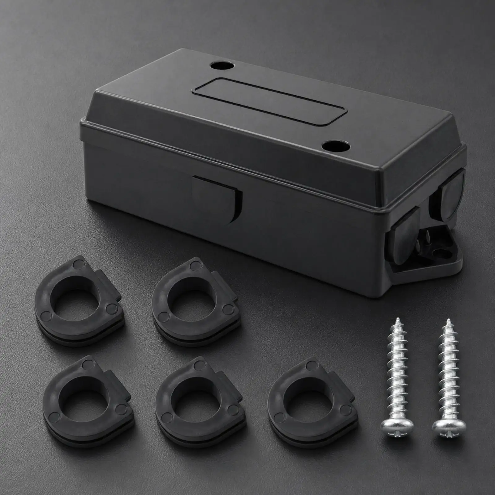 Trailer Wiring Connector 7 Pin Junction Box Waterproof Plastic Housing for RV Motorhome Boat Utility Trailer