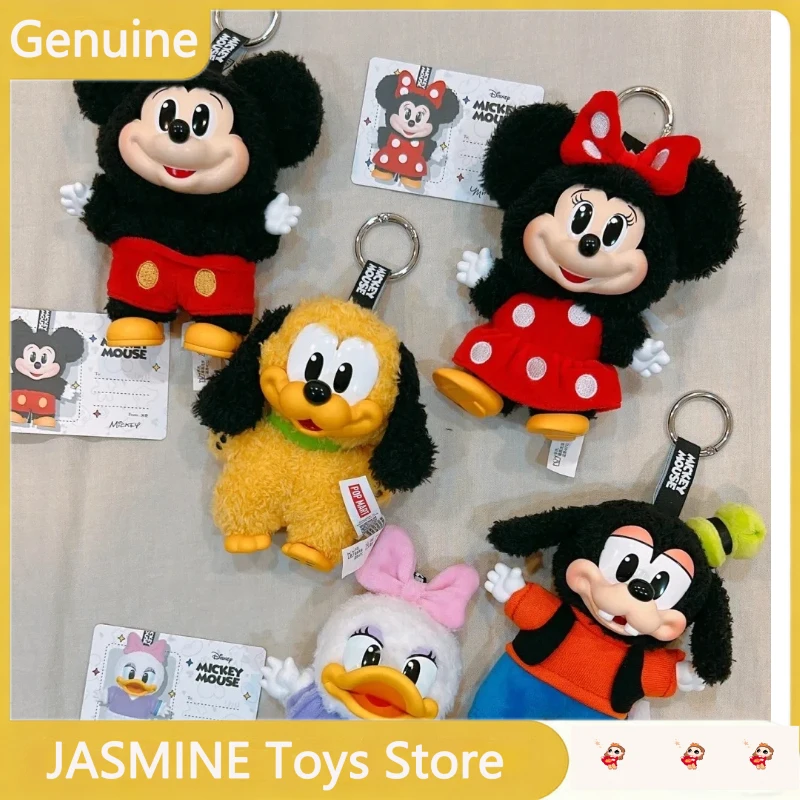 

Genuine POPMART Mickey Family Cute Together Pendant Handmade Blind Box Kawaii Toy Doll Mystery Box Kids Birthday Surprise Gifts