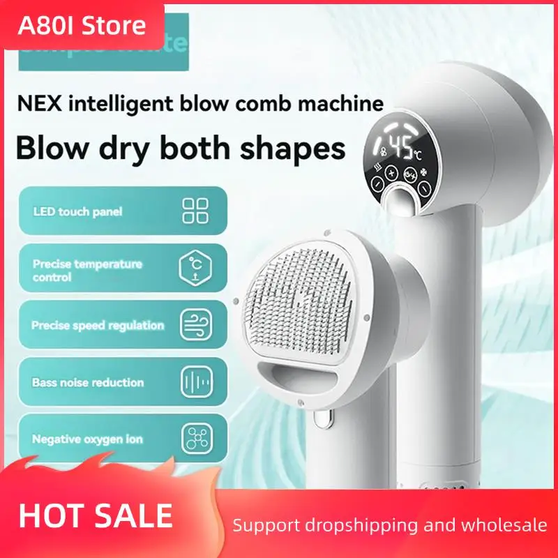 

A80I Pet Hair Dryer For Small Animals, White Dog And Cat Blow Dryer, Pet Grooming Supplies