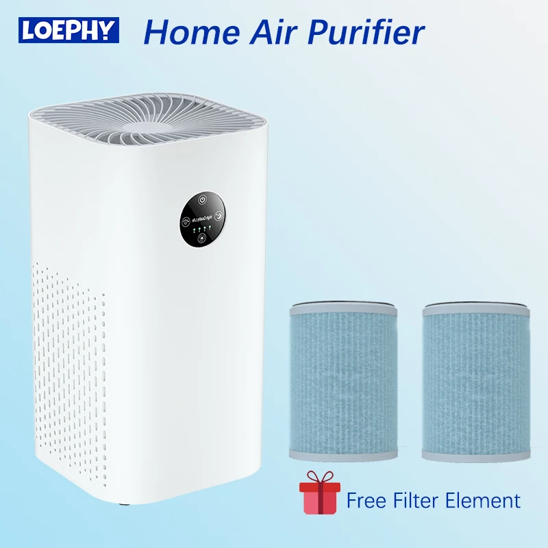 

LOEPHY Home Air Purifier Multiple Purification Formaldehyde Odor Removal Negative Ion Release and Ultra-Quiet Low Decibel Ope