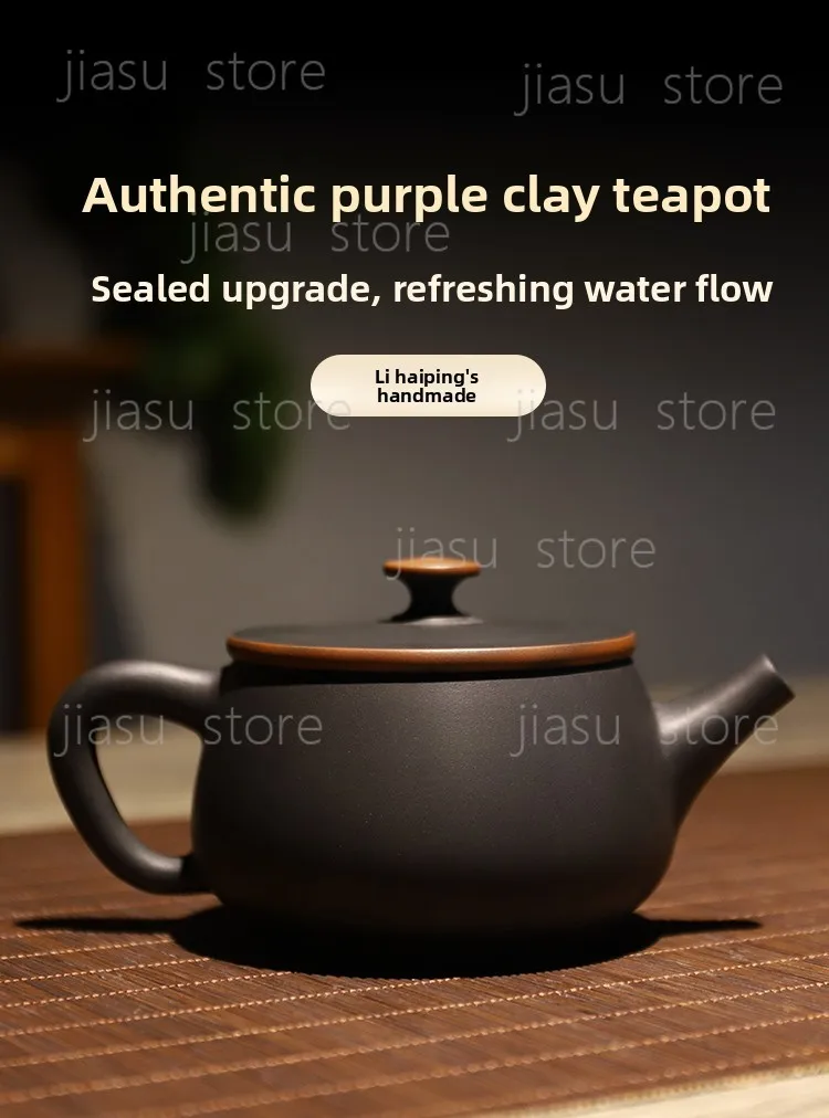 Luxury Handmade Jianshui Purple Clay Teapot Not Nixing Pottery Not Yixing Zisha Single Tea Pot for Household