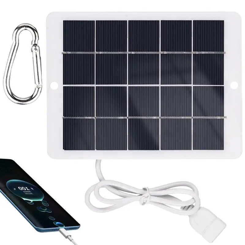 

5W 5V Portable Solar Panel Charger Photovoltaic Cells For Solar Light For 3.7V Battery 3-5V Battery Phone Fan LED Light Charger