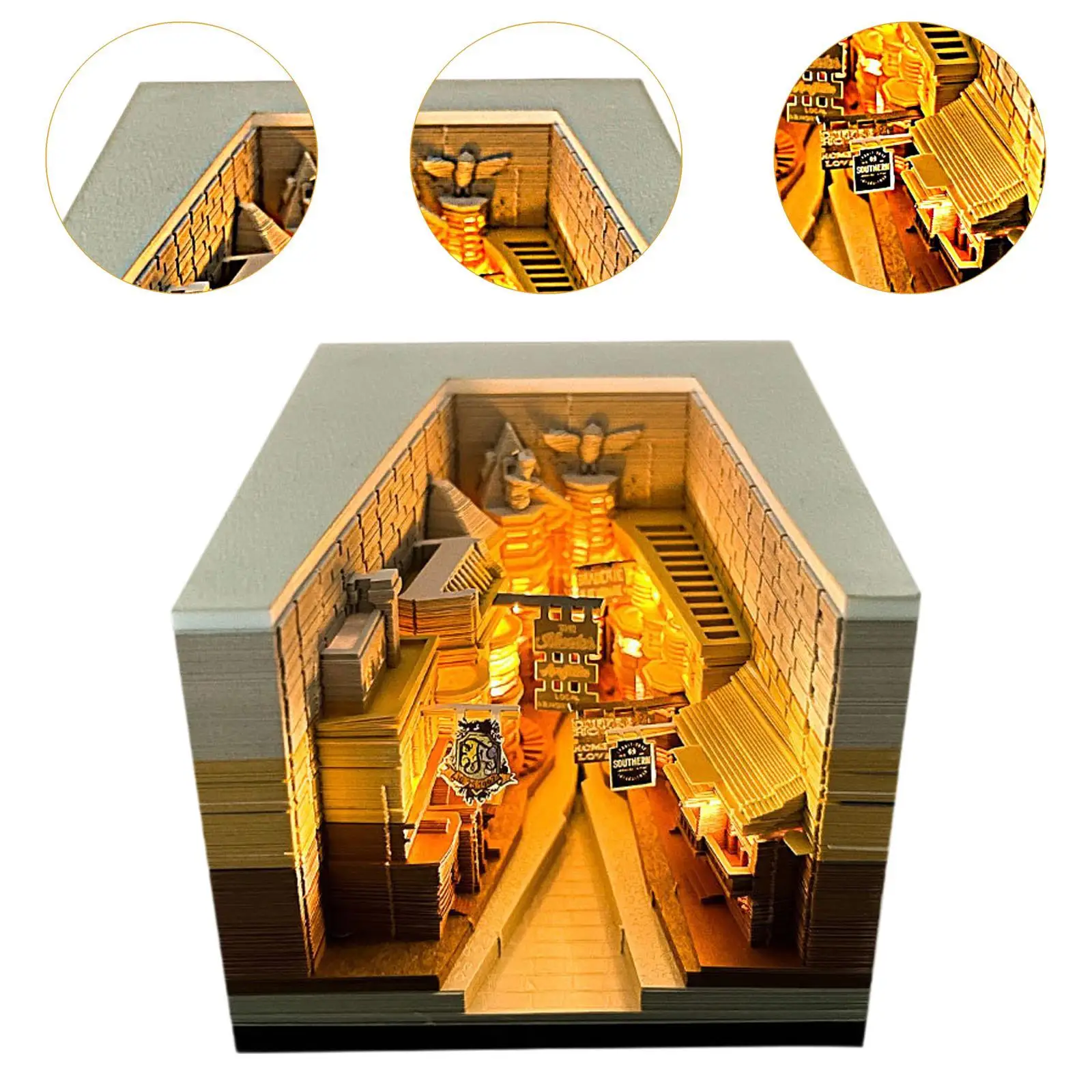 แผ่นจดบันทึกปฏิทินตั้งโต๊ะแนวทแยงพร้อมปฏิทินชิ้นสำหรับงานปาร์ตี้ตามธีม