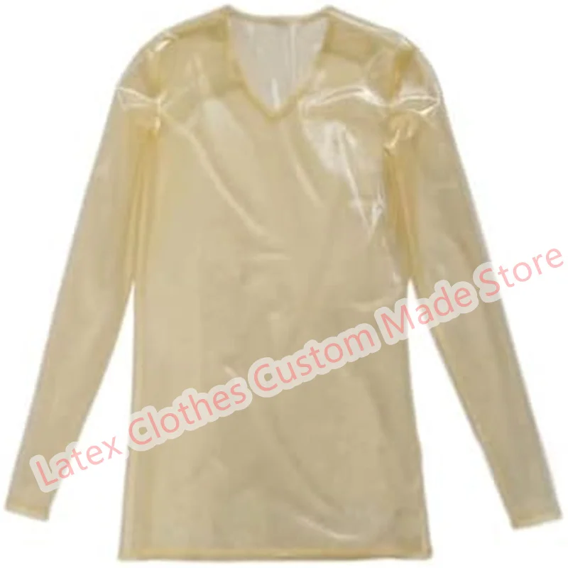 

Латексный топ ручной работы, резиновый костюм, женские костюмы для косплея, прозрачные колготки, пальто с длинными рукавами, размеры XS-XXL