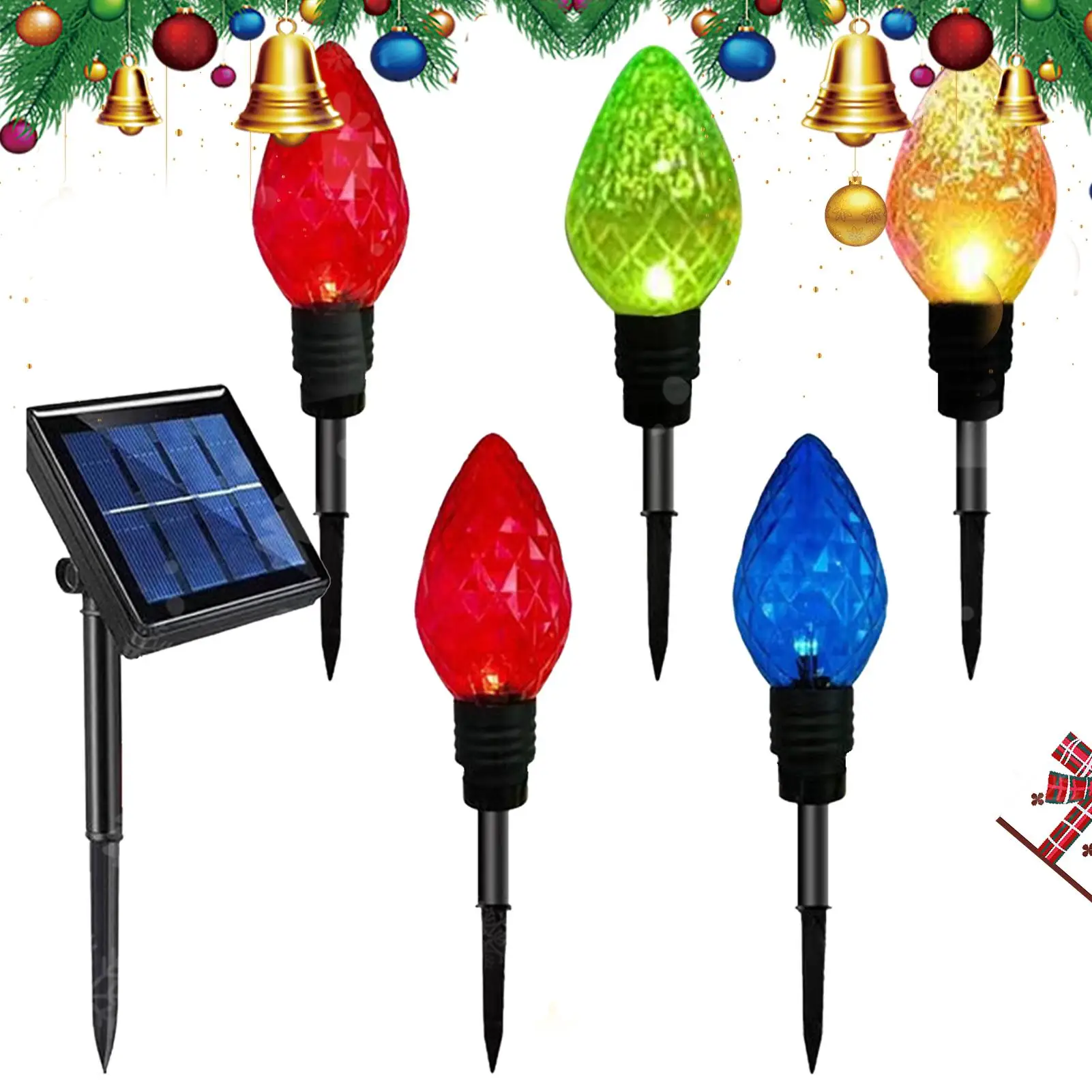 

Solar Pathway Lights Automatic Lighting Decoration Garden Stake Lights For Farmhouse Indoor Yard Lawn Garden Patio Landscape