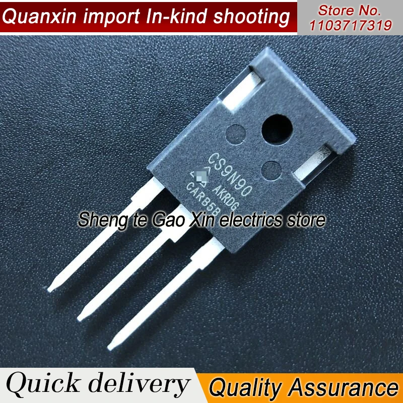 5PCS-20PCS  CS9N90 CS9N90AKRD-G  MOSFET 9A 900V TO-247 Best Quality Imported Original