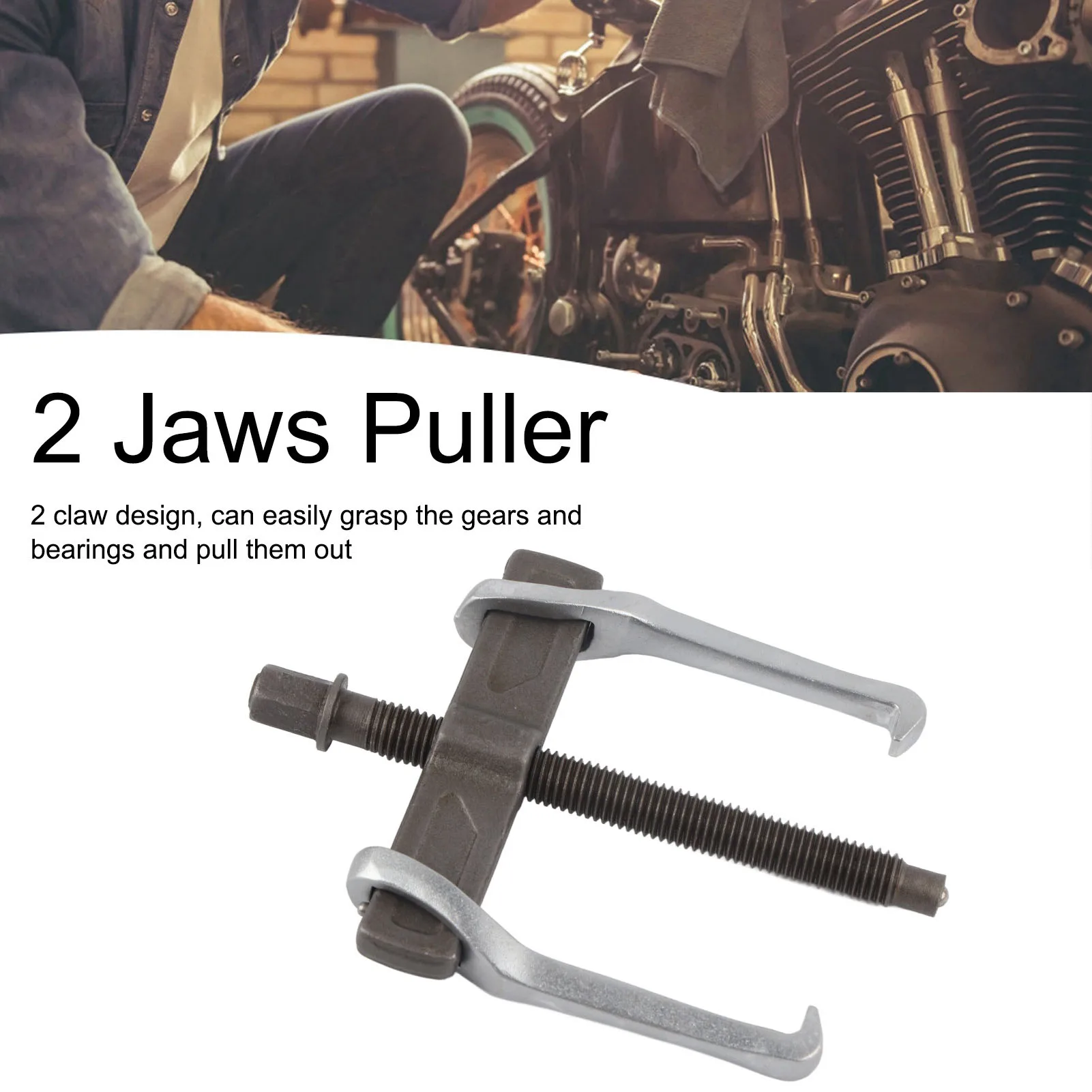 2 Jaws Puller Bearing Gear Adjustable Removal Professional Level Industrial Supplies