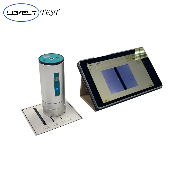 Medidor de medición de grietas del probador de ancho de grietas de superficie de hormigón