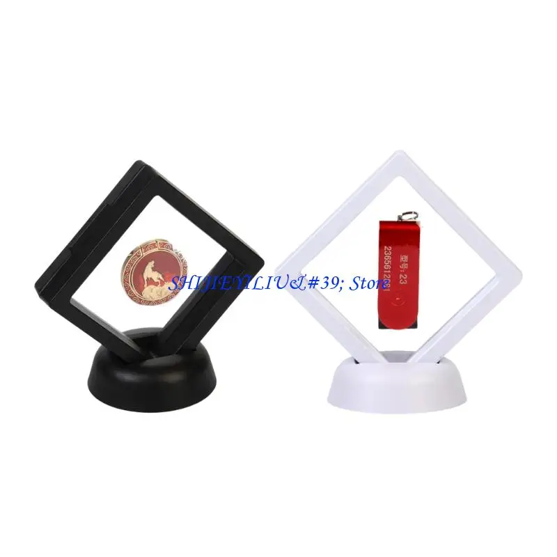 E21F Pack of 30 High Capacity Jewelry Organizers Box Clear Acrylic Lid Protective for Necklaces Earrings