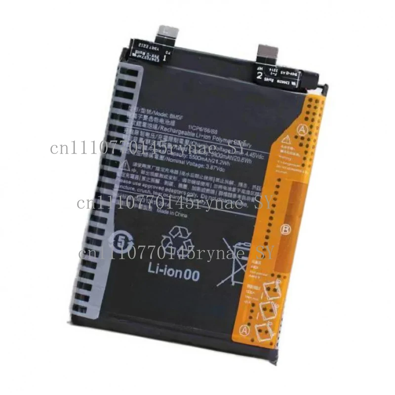 New Original Cells BM5F Battery For Redmi K50 K60E 5500mAh High Capacity Li-Polymer Battery + Free Repair Tools