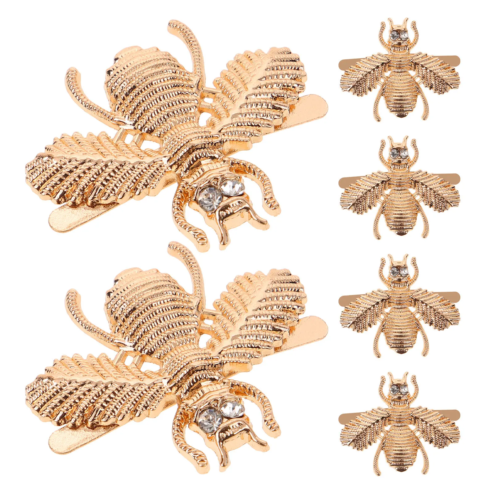 

Набор из 6 декоративных пряжек-зажимов для обуви: элегантные блестящие застежки для женских туфель, свадебных балеток и сандалий