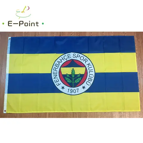 Fenerbahçe SK Bayrağı 3ft*5ft (90*150cm) Boyutunda Noel Süsleri Ev İçin Bayrak Afiş Hediyeleri