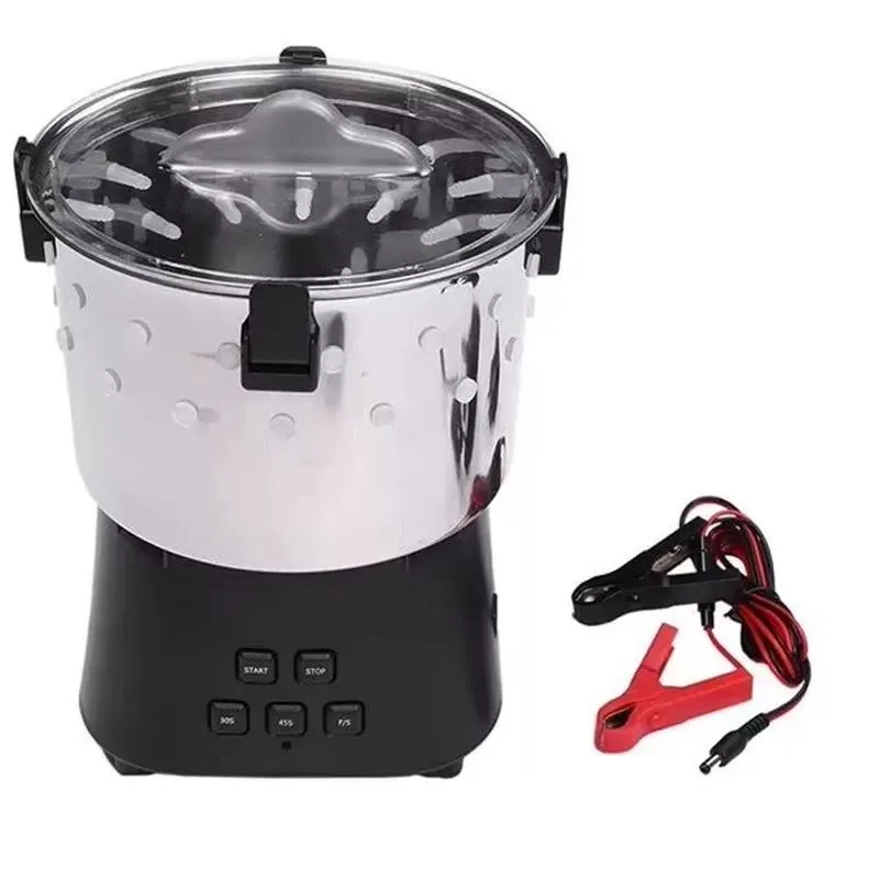 Automatic Steel Mini Bird Plucking Machine 110V 220V Poultry Feather Remover for Quail Chicken Duck Home Farm Use