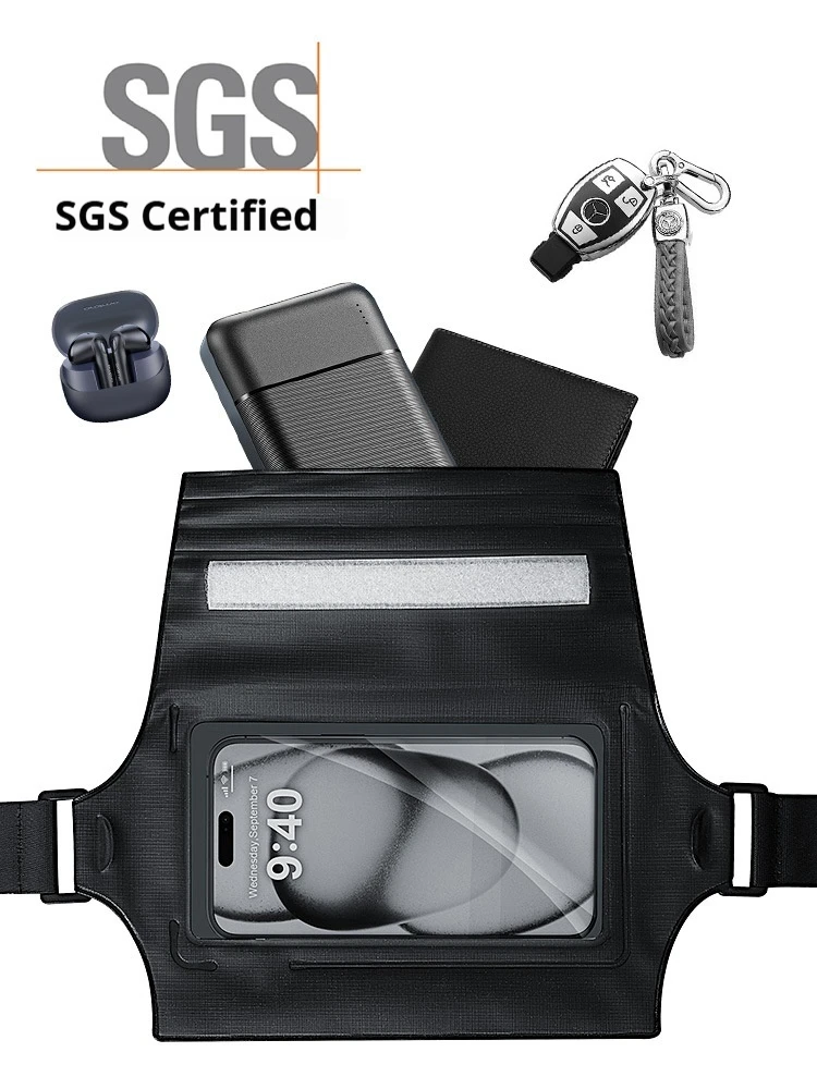 Waterproof Phone Waist Bag Large Capacity Touch Screen Waist Bag Outdoor Sports Pouch For Fishing Hiking Cycling Running