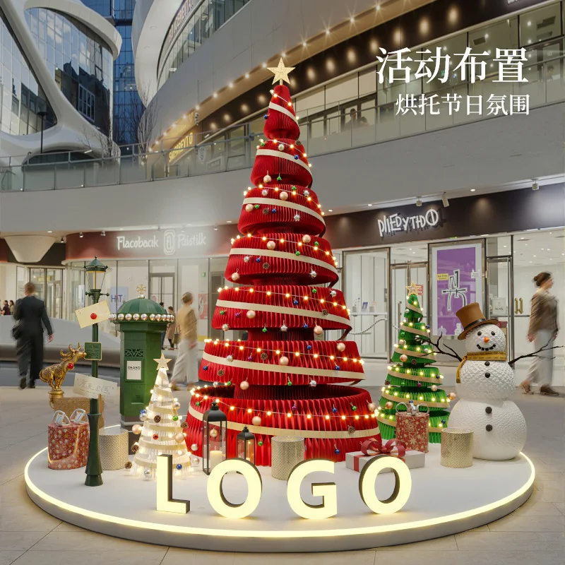 

Decoration of New Year's creative tree large live clothing hotel shopping mall festival ornament